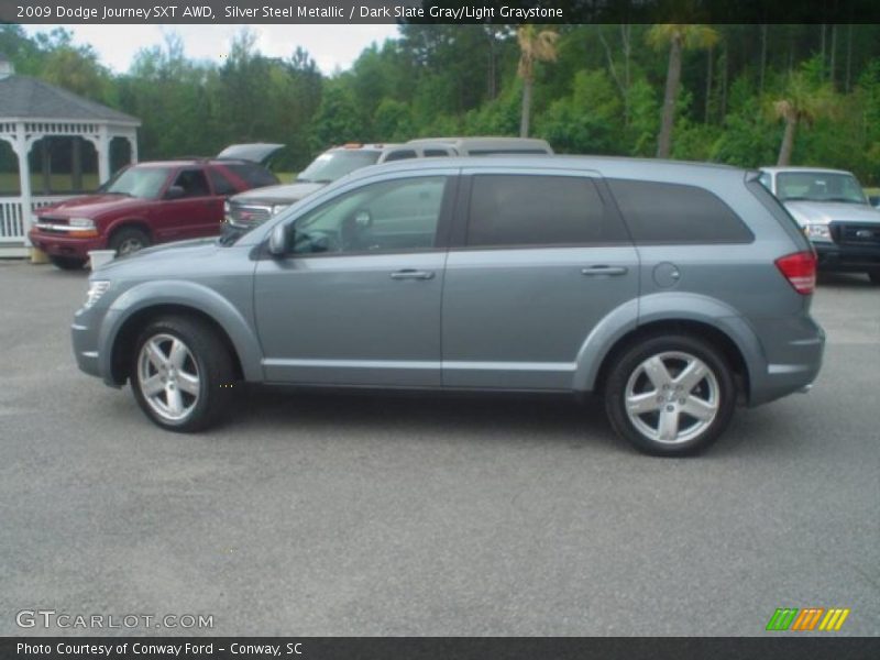 Silver Steel Metallic / Dark Slate Gray/Light Graystone 2009 Dodge Journey SXT AWD