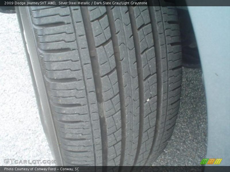 Silver Steel Metallic / Dark Slate Gray/Light Graystone 2009 Dodge Journey SXT AWD