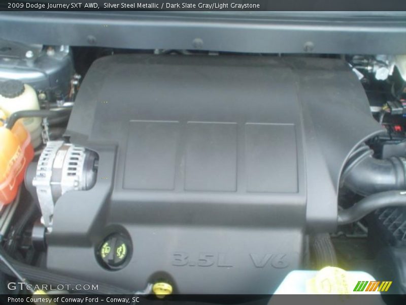 Silver Steel Metallic / Dark Slate Gray/Light Graystone 2009 Dodge Journey SXT AWD