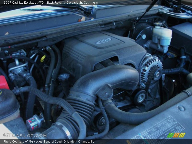Black Raven / Cocoa/Light Cashmere 2007 Cadillac Escalade AWD