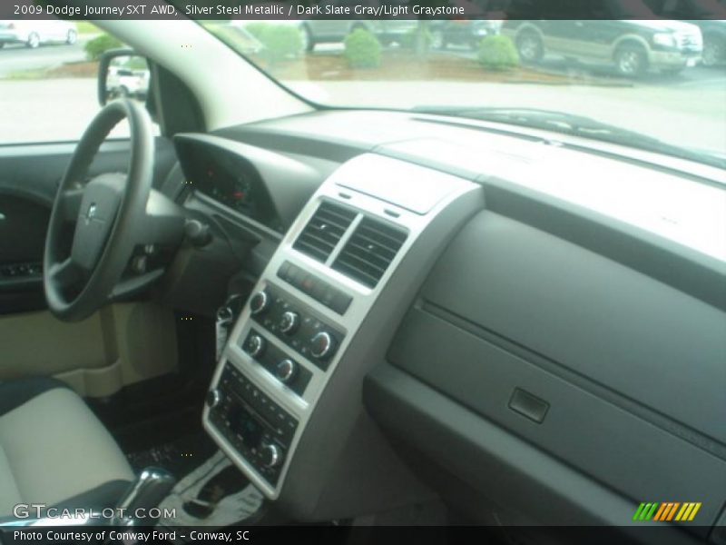 Silver Steel Metallic / Dark Slate Gray/Light Graystone 2009 Dodge Journey SXT AWD