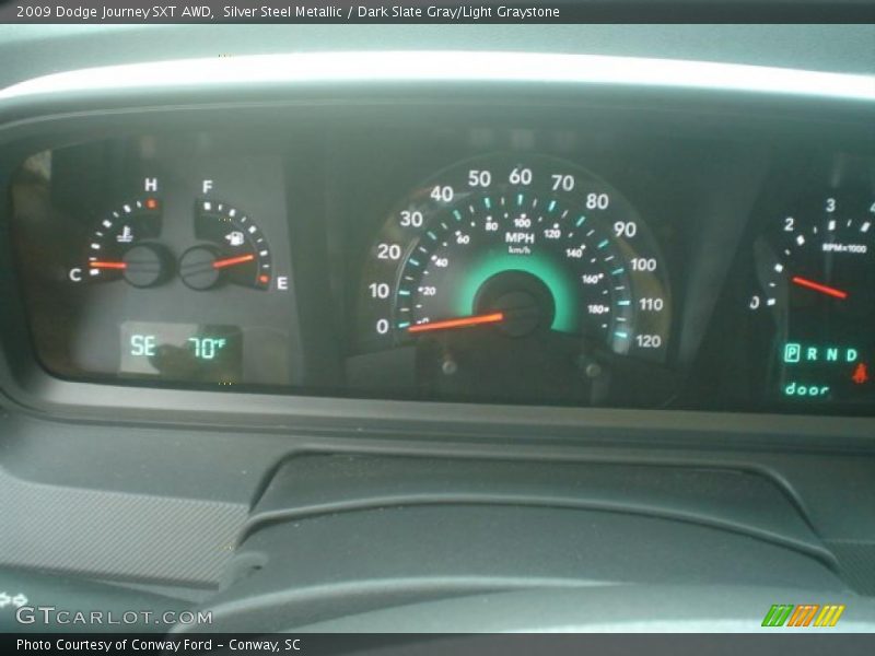 Silver Steel Metallic / Dark Slate Gray/Light Graystone 2009 Dodge Journey SXT AWD