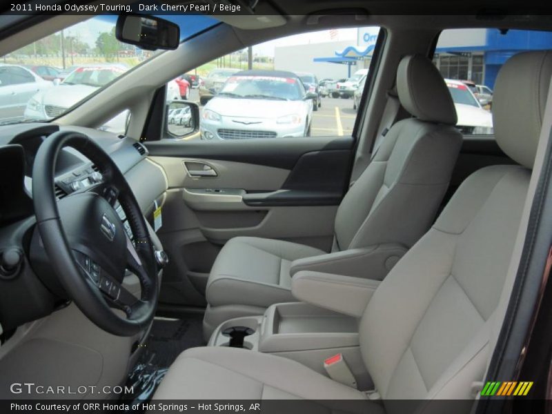  2011 Odyssey Touring Beige Interior