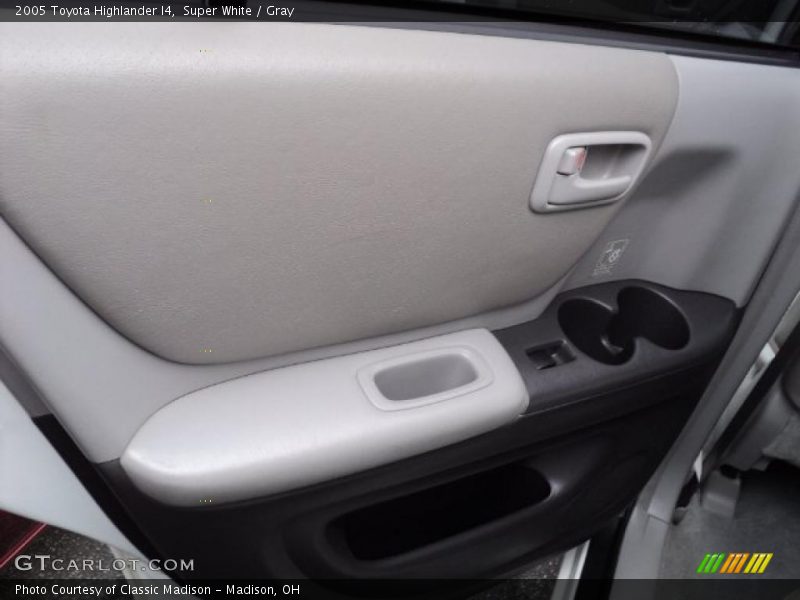 Super White / Gray 2005 Toyota Highlander I4
