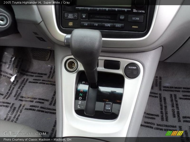 Super White / Gray 2005 Toyota Highlander I4