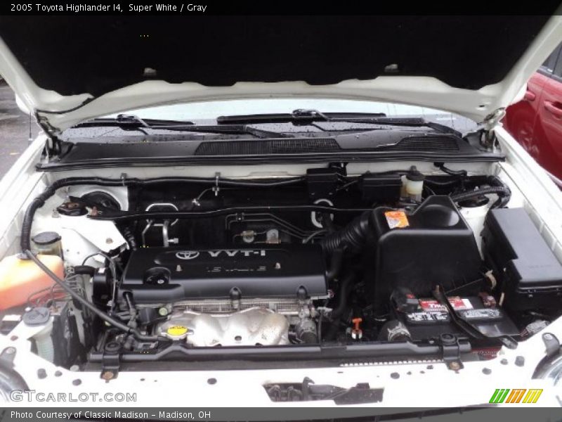 Super White / Gray 2005 Toyota Highlander I4