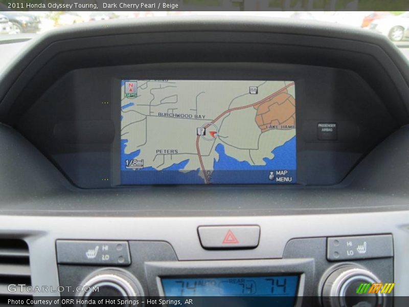 Navigation of 2011 Odyssey Touring