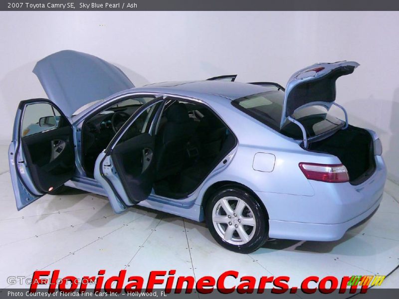 Sky Blue Pearl / Ash 2007 Toyota Camry SE