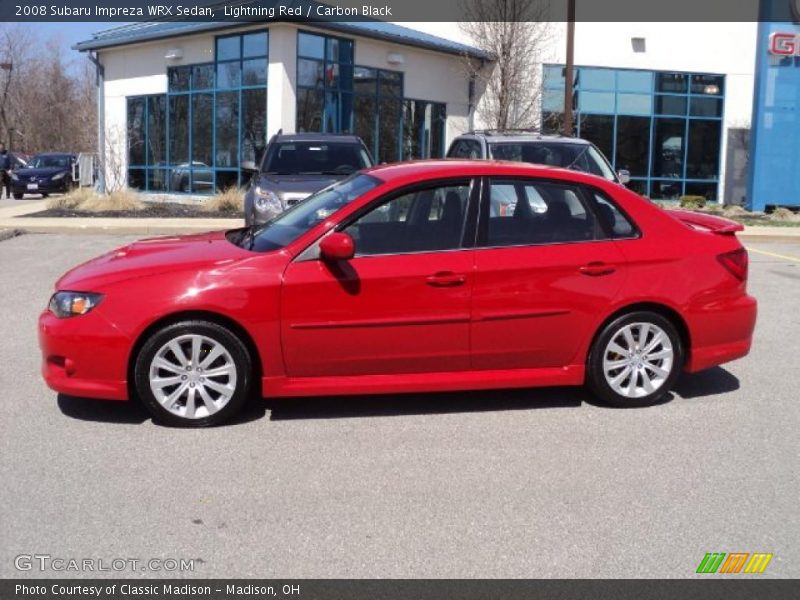  2008 Impreza WRX Sedan Lightning Red