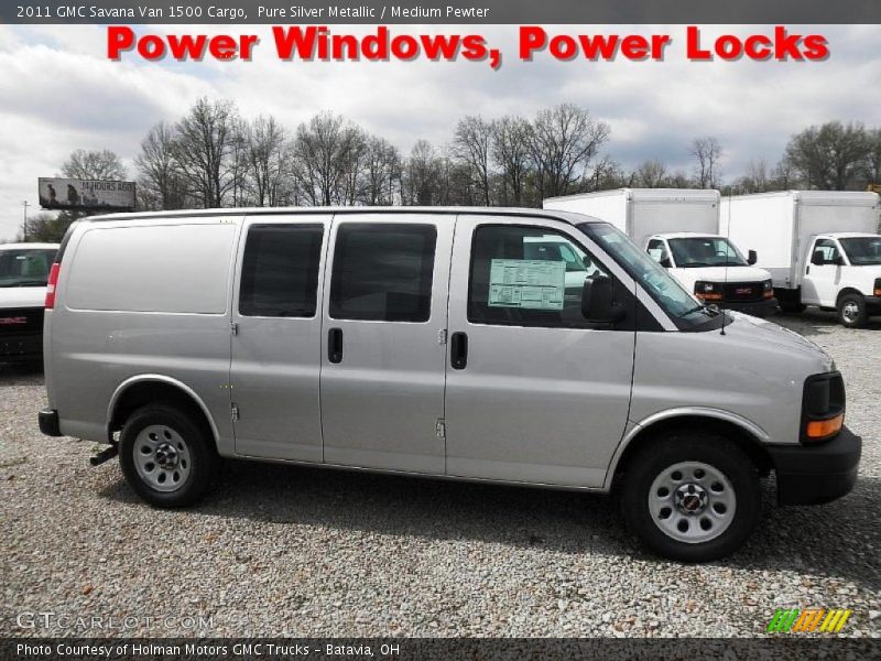 Pure Silver Metallic / Medium Pewter 2011 GMC Savana Van 1500 Cargo