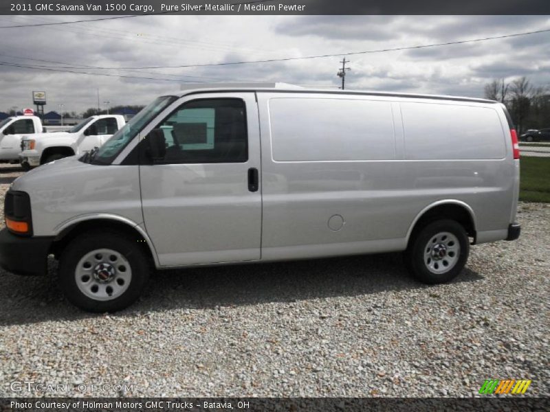 Pure Silver Metallic / Medium Pewter 2011 GMC Savana Van 1500 Cargo
