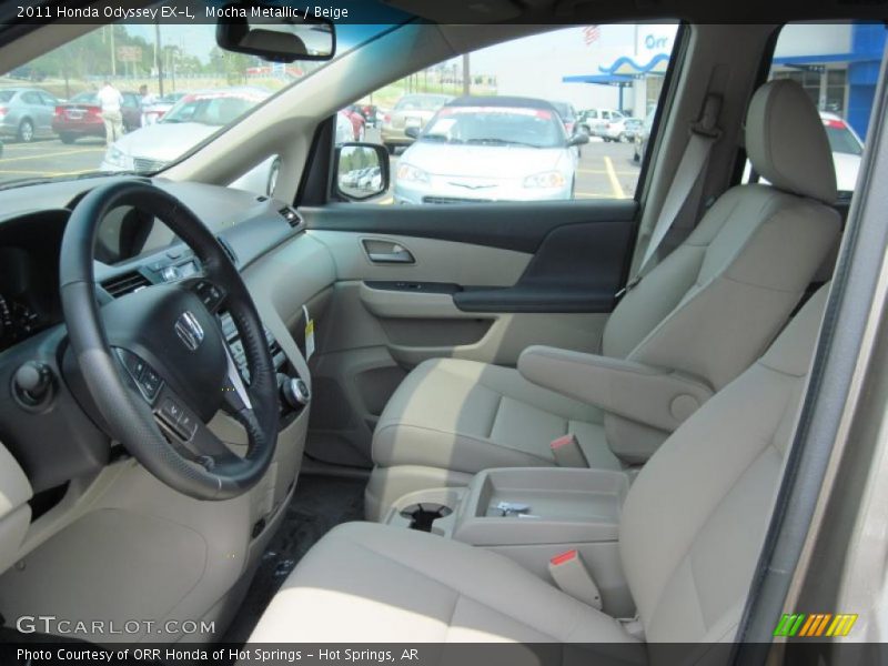  2011 Odyssey EX-L Beige Interior