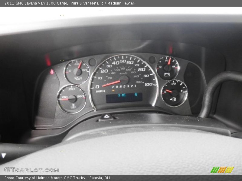 Pure Silver Metallic / Medium Pewter 2011 GMC Savana Van 1500 Cargo