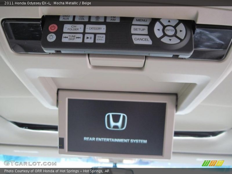 Controls of 2011 Odyssey EX-L