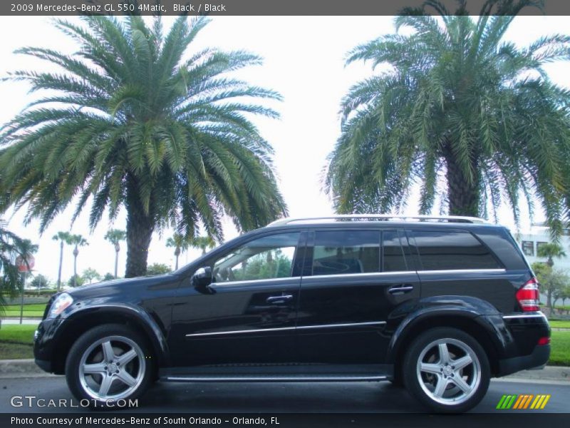 Black / Black 2009 Mercedes-Benz GL 550 4Matic