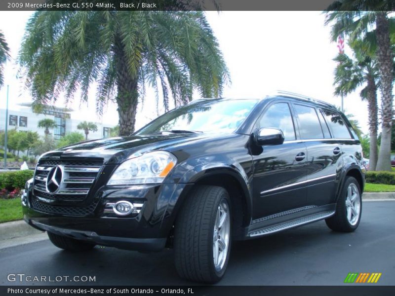 Black / Black 2009 Mercedes-Benz GL 550 4Matic