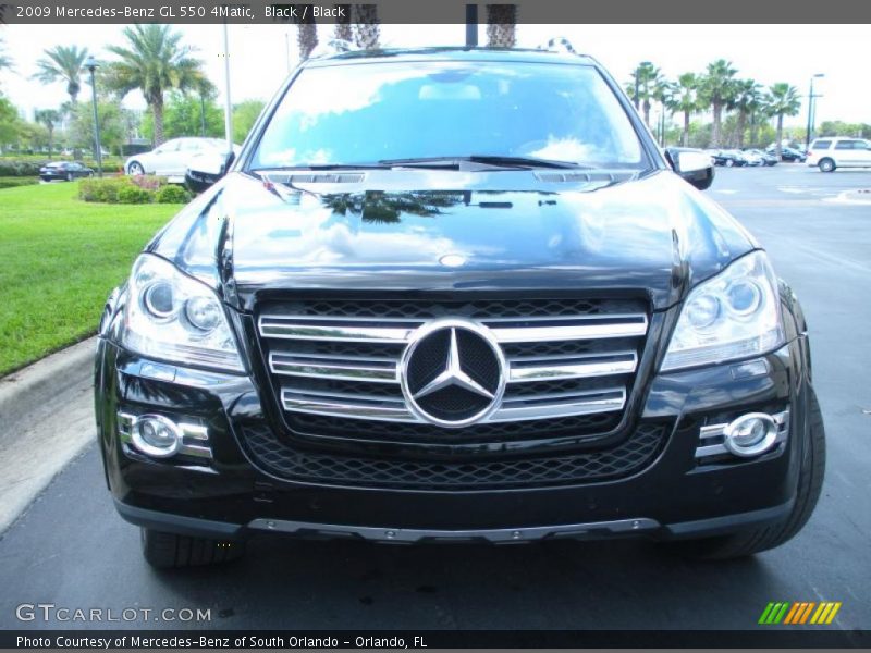 Black / Black 2009 Mercedes-Benz GL 550 4Matic