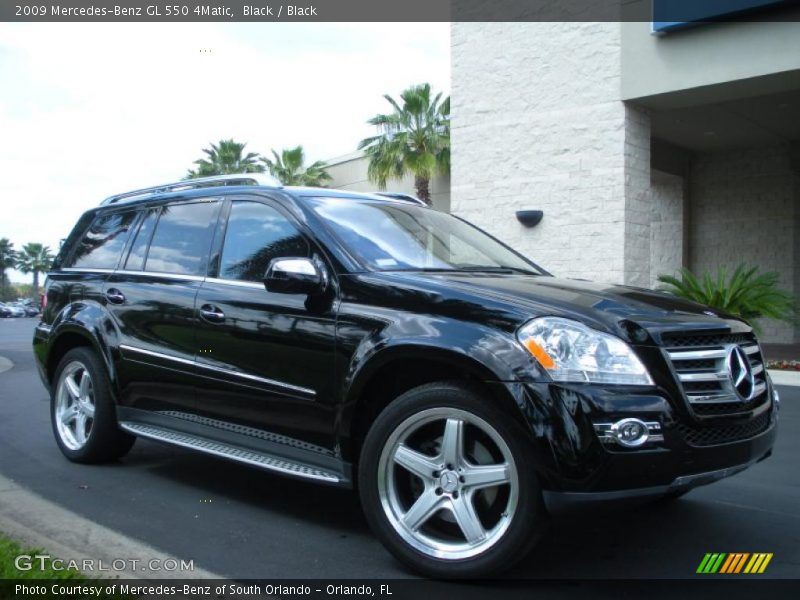 Black / Black 2009 Mercedes-Benz GL 550 4Matic