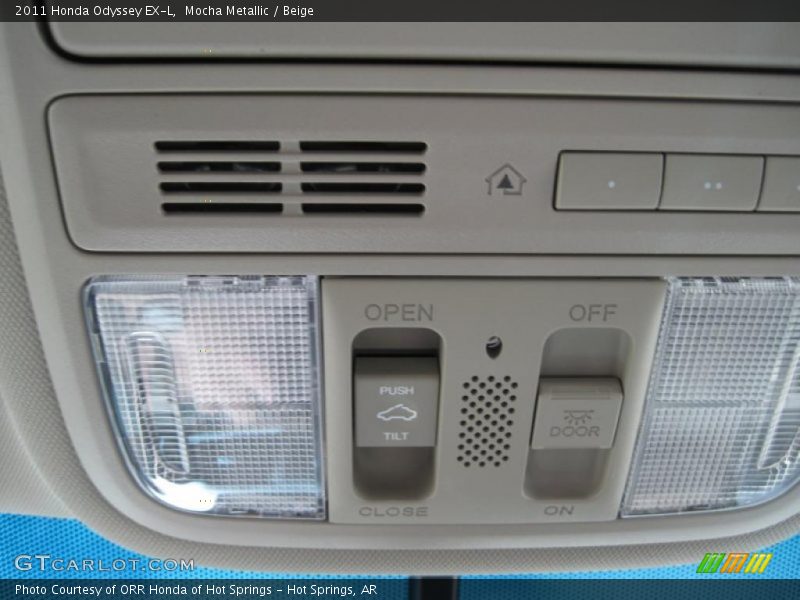 Controls of 2011 Odyssey EX-L