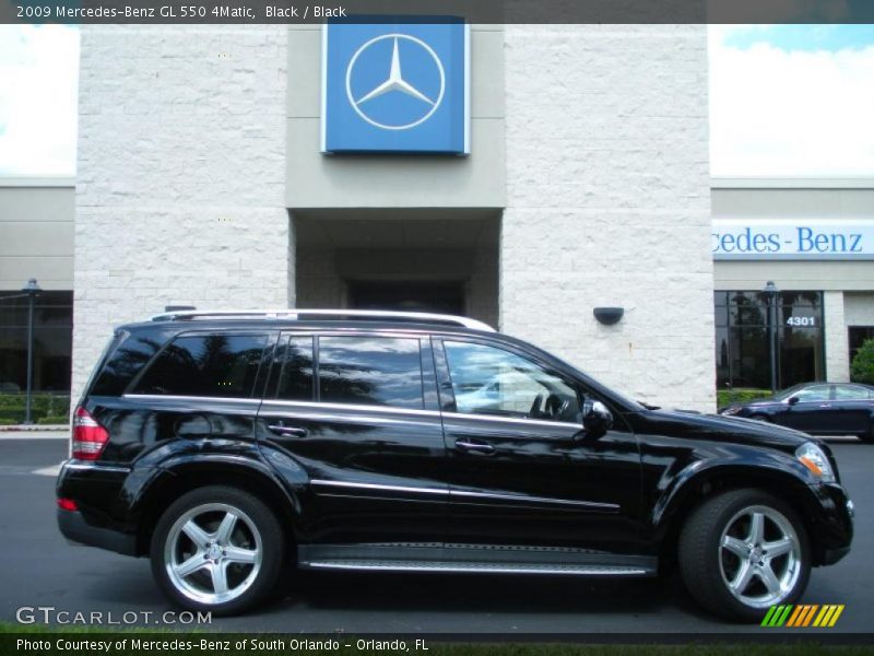 Black / Black 2009 Mercedes-Benz GL 550 4Matic