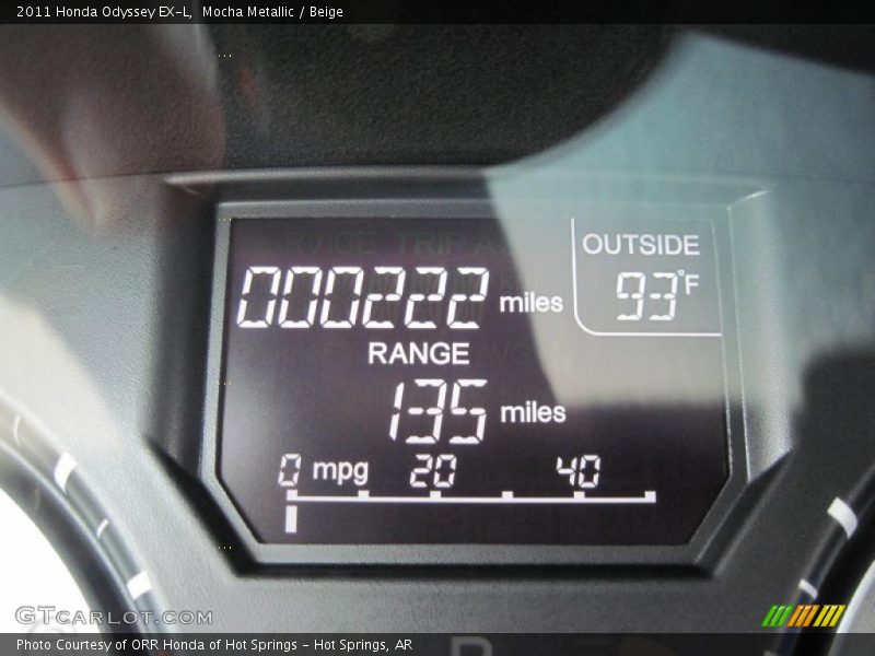 Mocha Metallic / Beige 2011 Honda Odyssey EX-L