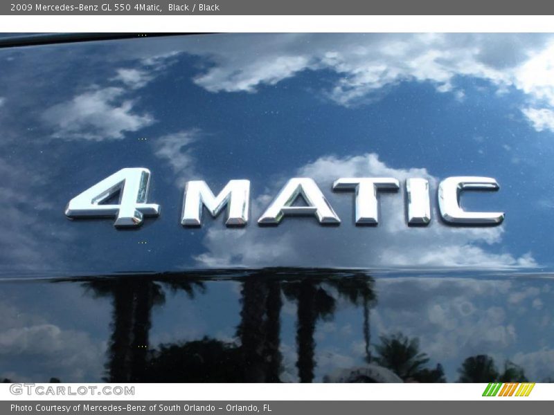Black / Black 2009 Mercedes-Benz GL 550 4Matic