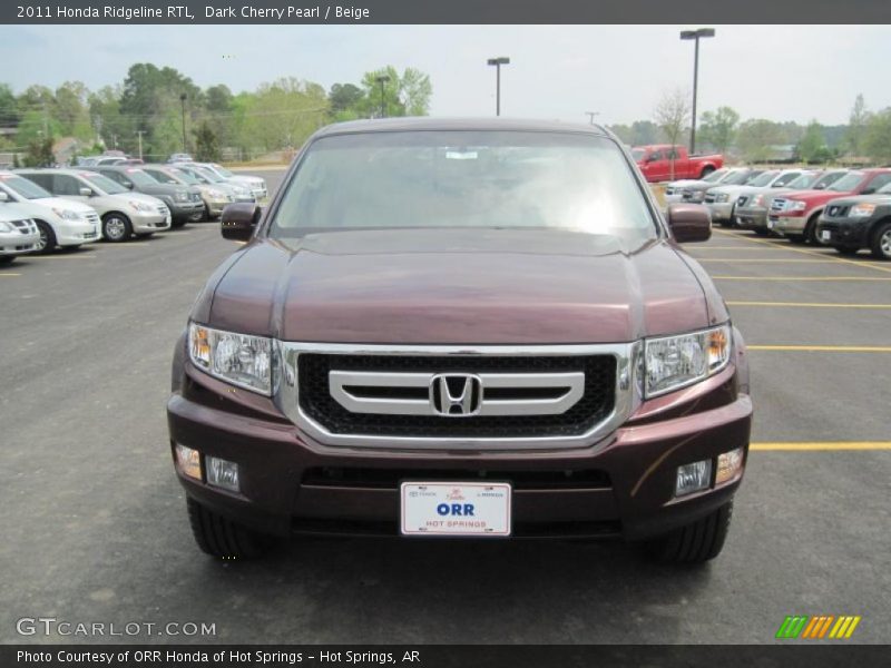Dark Cherry Pearl / Beige 2011 Honda Ridgeline RTL