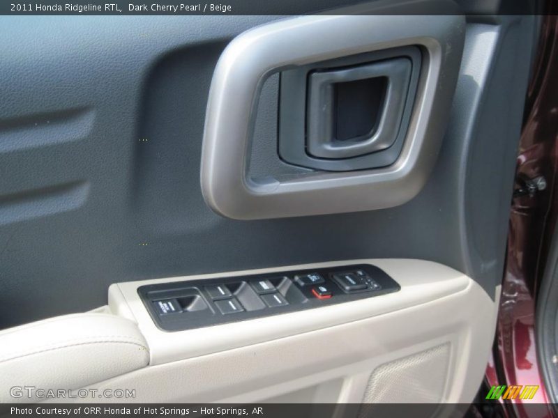 Dark Cherry Pearl / Beige 2011 Honda Ridgeline RTL
