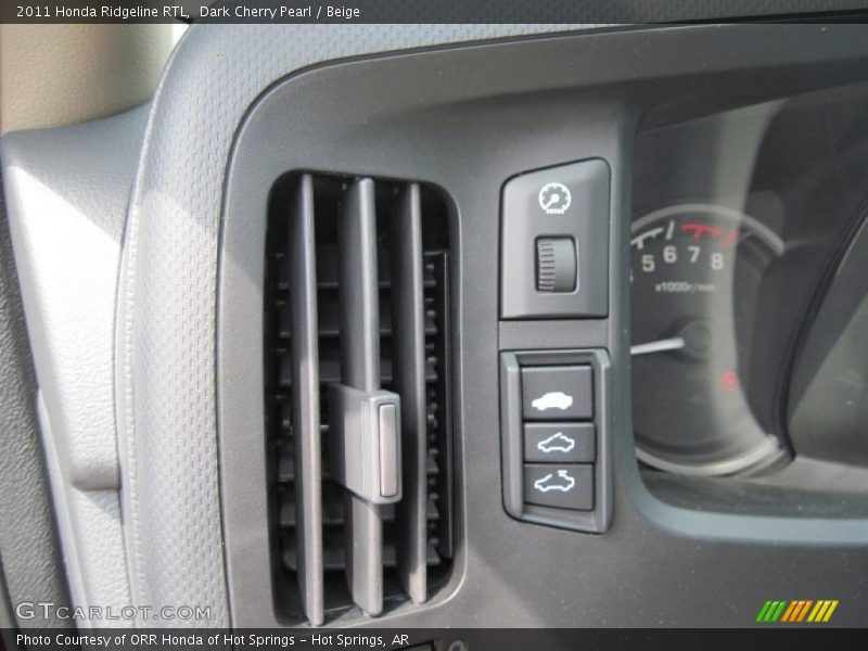 Dark Cherry Pearl / Beige 2011 Honda Ridgeline RTL