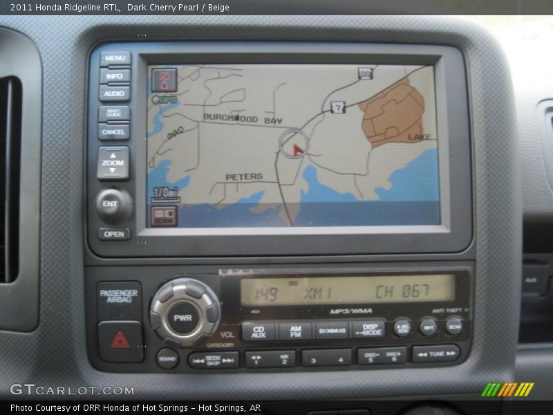 Navigation of 2011 Ridgeline RTL