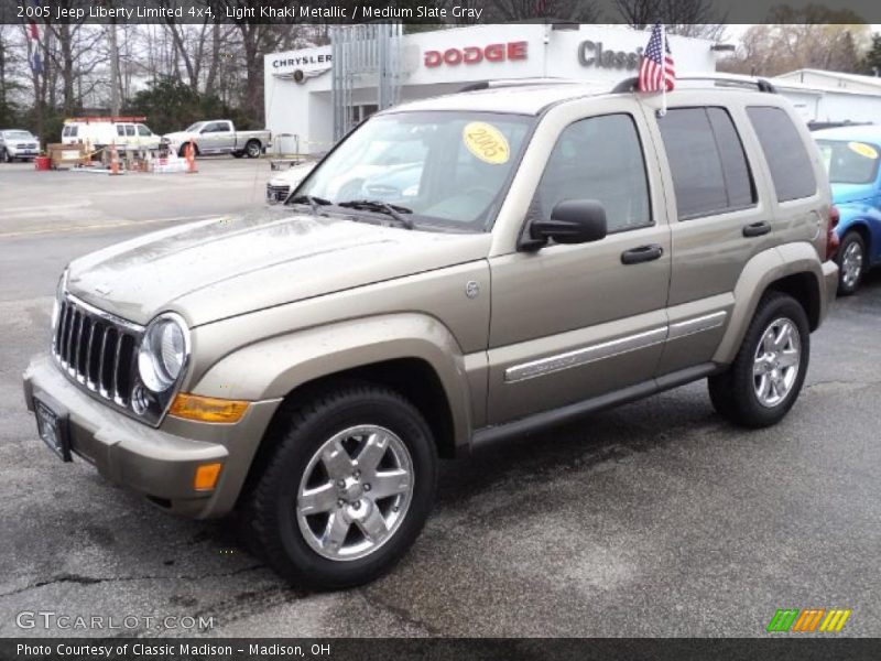 Light Khaki Metallic / Medium Slate Gray 2005 Jeep Liberty Limited 4x4
