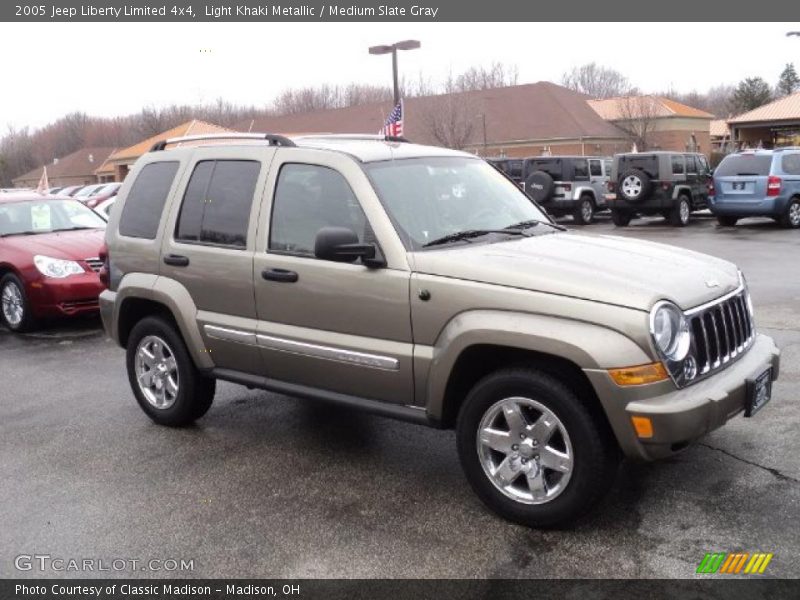 Light Khaki Metallic / Medium Slate Gray 2005 Jeep Liberty Limited 4x4