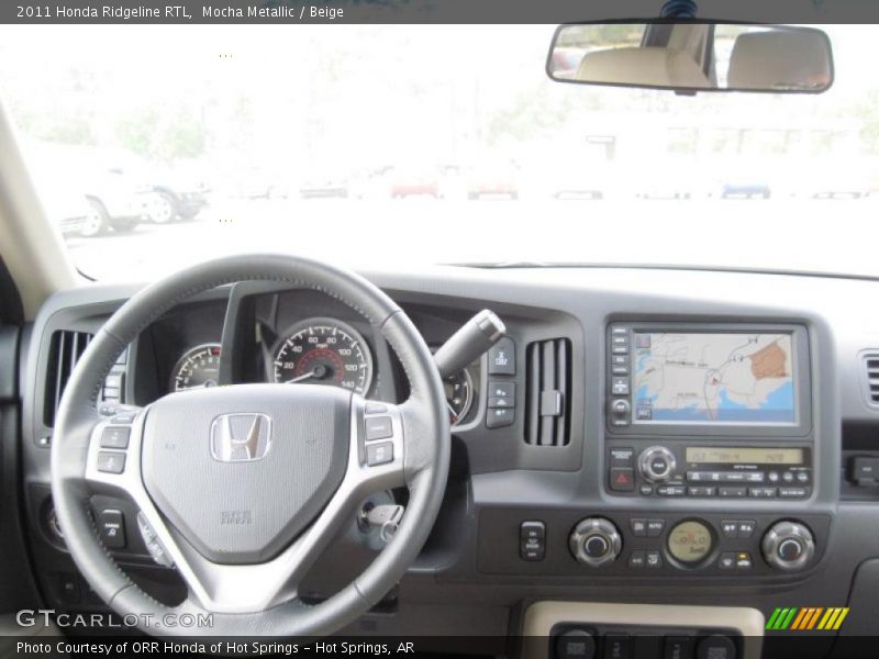 Dashboard of 2011 Ridgeline RTL