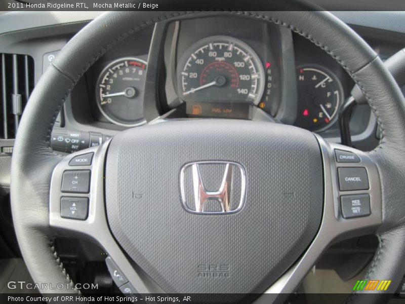 Mocha Metallic / Beige 2011 Honda Ridgeline RTL