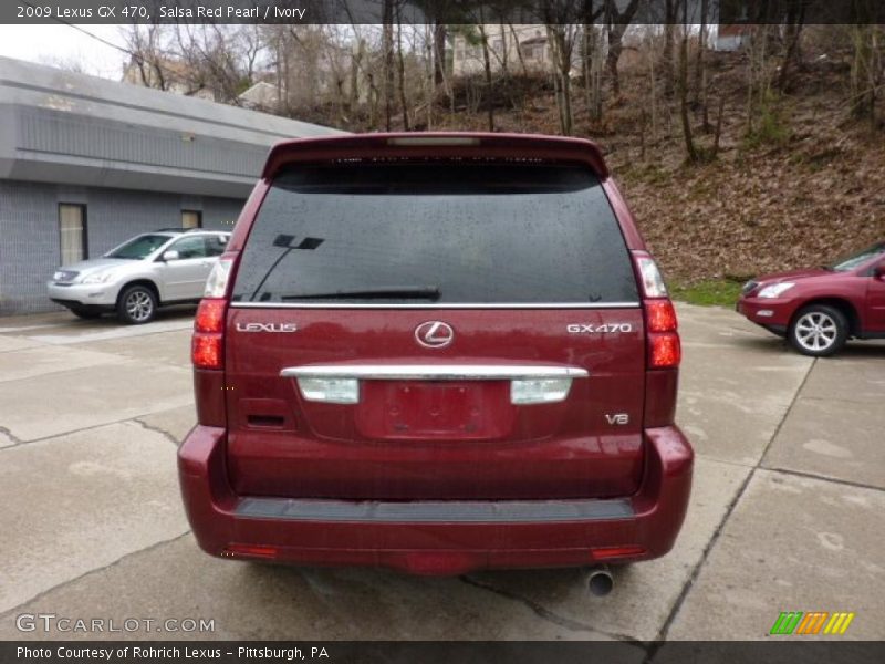 Salsa Red Pearl / Ivory 2009 Lexus GX 470