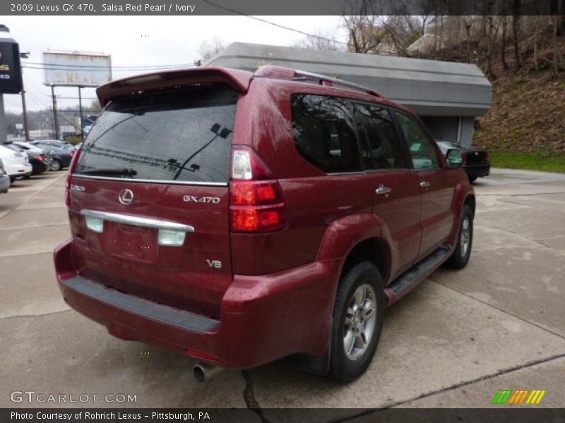 Salsa Red Pearl / Ivory 2009 Lexus GX 470