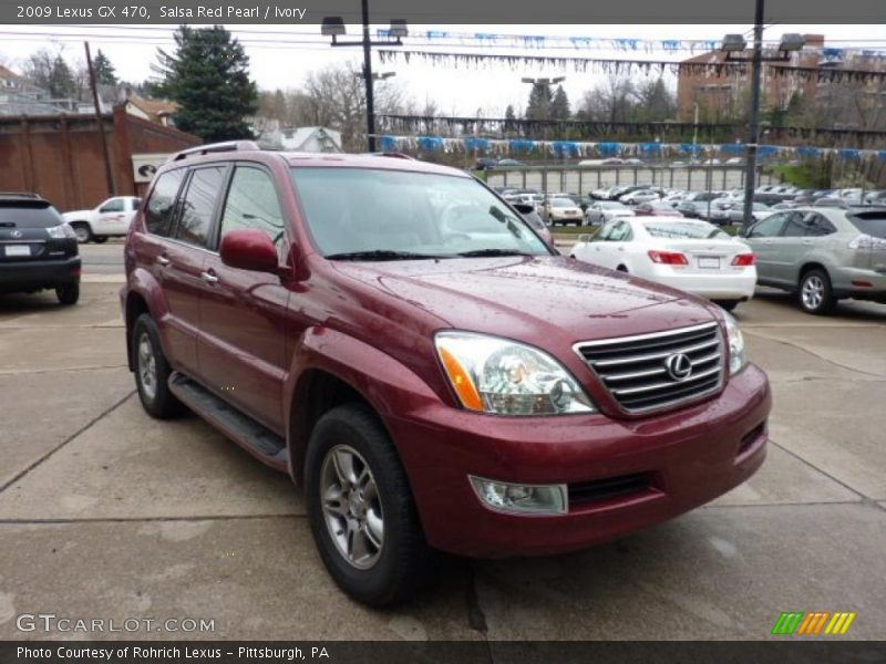 Salsa Red Pearl / Ivory 2009 Lexus GX 470