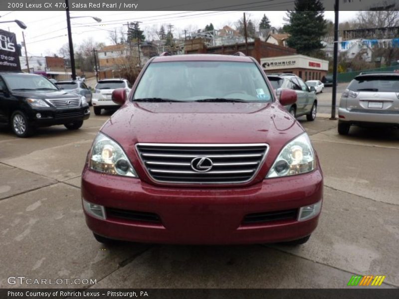 Salsa Red Pearl / Ivory 2009 Lexus GX 470
