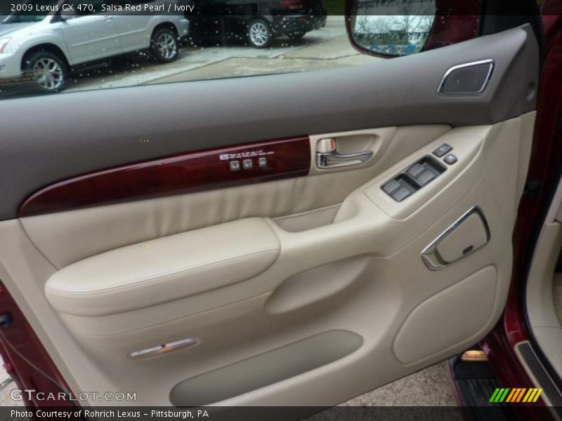 Salsa Red Pearl / Ivory 2009 Lexus GX 470