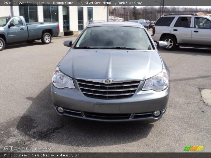 Silver Steel Metallic / Dark Slate Gray 2010 Chrysler Sebring Limited Hardtop Convertible