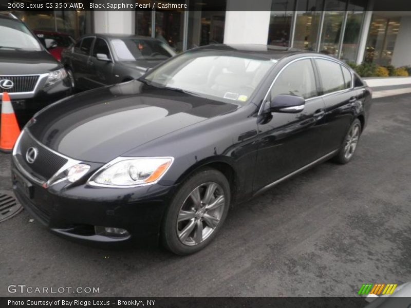 Black Sapphire Pearl / Cashmere 2008 Lexus GS 350 AWD