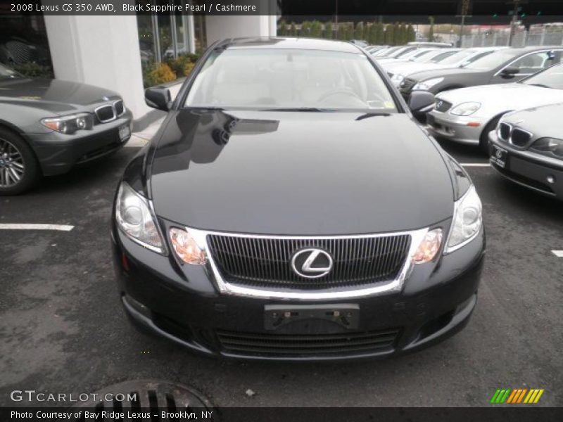 Black Sapphire Pearl / Cashmere 2008 Lexus GS 350 AWD