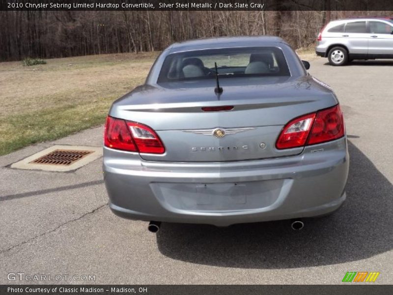 Silver Steel Metallic / Dark Slate Gray 2010 Chrysler Sebring Limited Hardtop Convertible