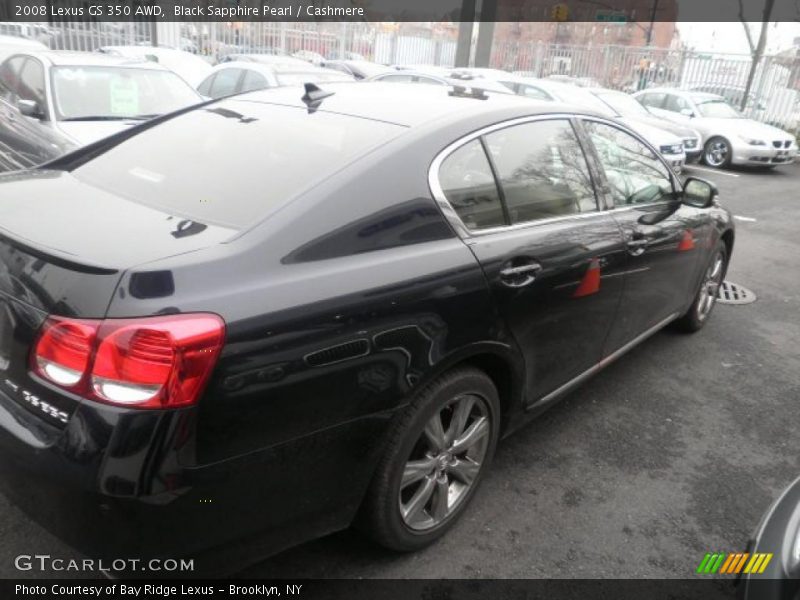 Black Sapphire Pearl / Cashmere 2008 Lexus GS 350 AWD