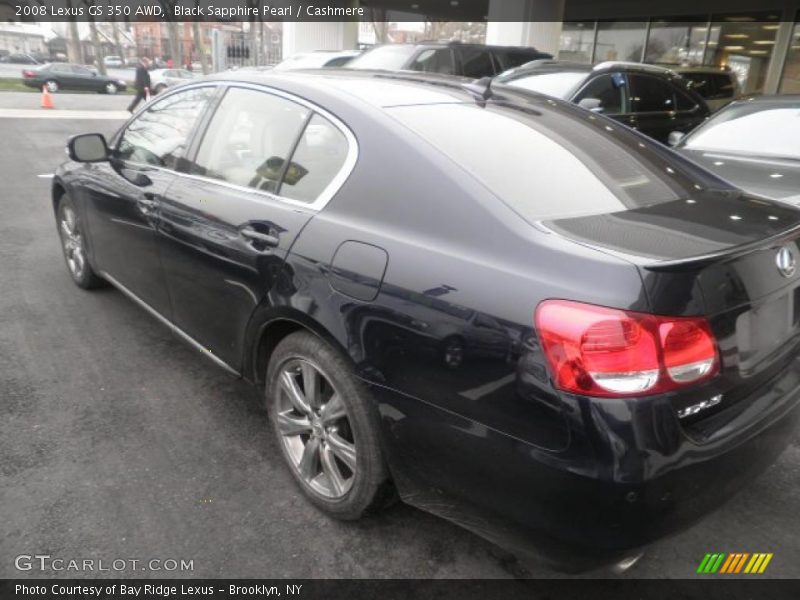 Black Sapphire Pearl / Cashmere 2008 Lexus GS 350 AWD