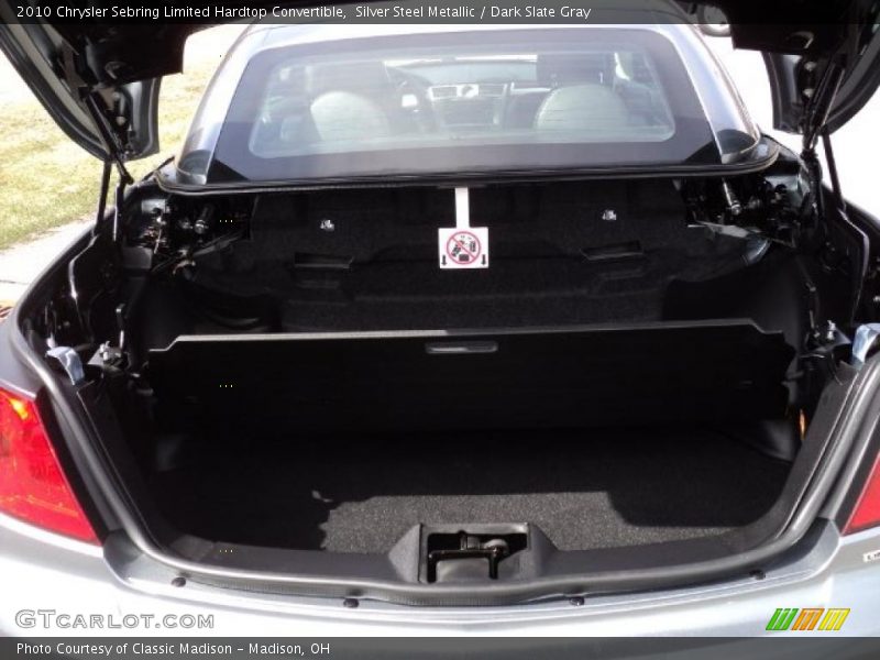 Silver Steel Metallic / Dark Slate Gray 2010 Chrysler Sebring Limited Hardtop Convertible