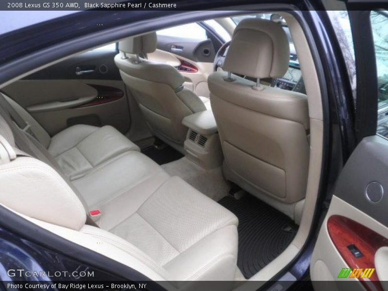 Black Sapphire Pearl / Cashmere 2008 Lexus GS 350 AWD