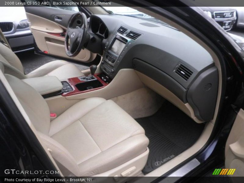 Black Sapphire Pearl / Cashmere 2008 Lexus GS 350 AWD
