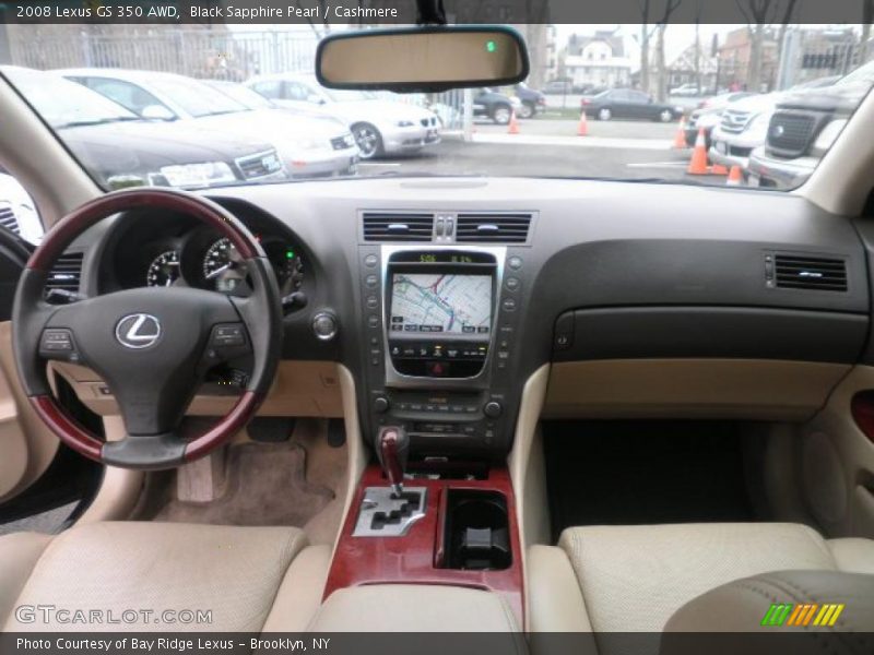 Black Sapphire Pearl / Cashmere 2008 Lexus GS 350 AWD