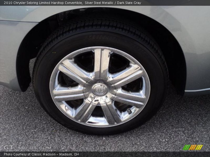 Silver Steel Metallic / Dark Slate Gray 2010 Chrysler Sebring Limited Hardtop Convertible